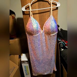 Sequin Multicolor Bodycon Dress